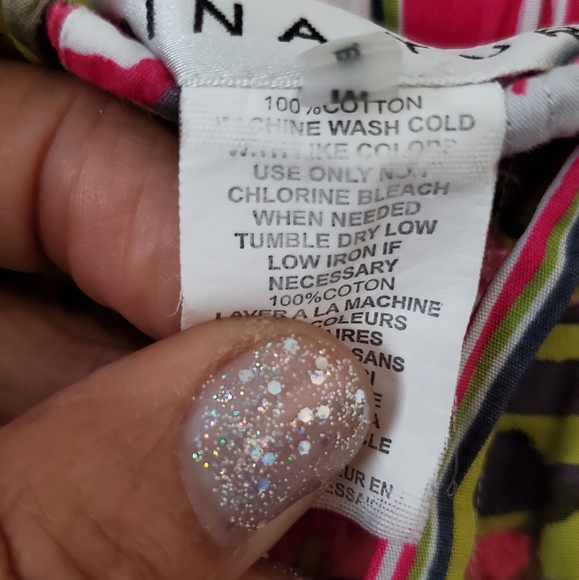 Trina Turk 100% Cotton Floral Pajama PJ Set Size M - Picture 6 of 9